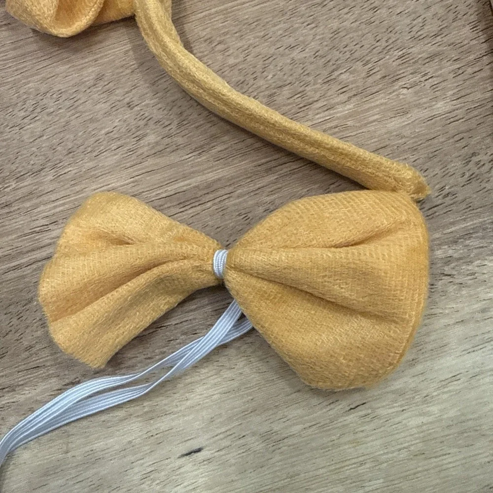 Kids Kangaroo Tail Ears And A Bow Costume‎ Accessories